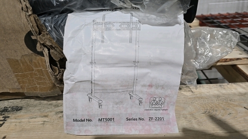 #MT5001 Rolling TV Cart Mount