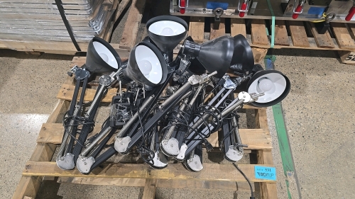 (8) O.C. White Co. Desk Lamps