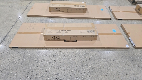 Vivo #V100EBY Black Electric Single Motor Desk Frame and Kalrby 74"x1.5" Desk Top - NEW IN BOX, UNUSED