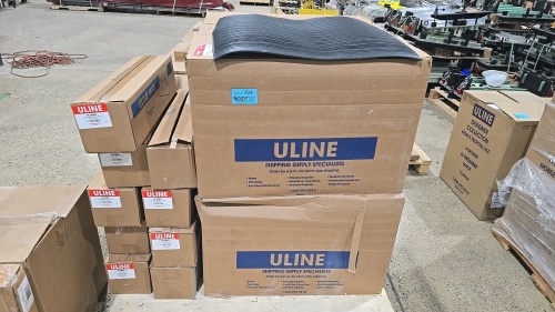 (27) ULine #H-5885 2'x2' Black Anti-Fatigue Mats - NEW IN BOX, UNUSED