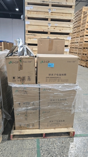 Pallet of J-GP Lithium-Ion Battery Separator Split Cut Coating Film
