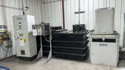 Rosler Waste Centrifuge and Sump Pump
