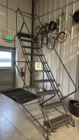 BALLYMORE 10 STEP ROLLING SAFETY LADDER