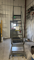 BALLYMORE 10 STEP ROLLING SAFETY LADDER - 2