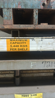 Heavy Duty Rack - 10.5'x3'x10' - RACK ONLY, (CONTENTS NOT INCLUDED, PRESS DIES AND OTHER CONTENTS NOT INCLUDED) - 3