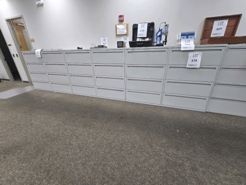 (6) Sections of Hon 36"x19"x53" Drawers
