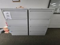 (2) Sections of Hon 36"x19"x53" Drawers
