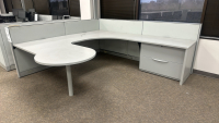 1- PERSON HAWORTH MODULAR WORK STATIONS - 2
