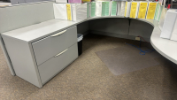 2- PERSON HAWORTH MODULAR WORK STATIONS - 3