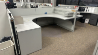 4- PERSON HAWORTH MODULAR WORK STATIONS - 2