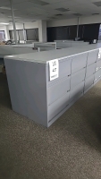 (6) Sections of 30"x18"x42" Drawers and Wooden Top - 2