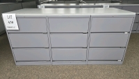 (6) Sections of 30"x18"x42" Drawers and Wooden Top