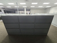 (6) Sections of 30"x18"x42" Drawers and Wooden Top - 5