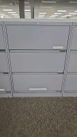 (6) Sections of 30"x18"x42" Drawers and Wooden Top - 2