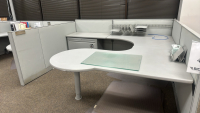 3- PERSON HAWORTH MODULAR WORK STATIONS - 2