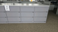 (6) Sections of 30"x18"x42" Drawers and Wooden Top