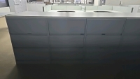 (6) Sections of 30"x18"x42" Drawers and Wooden Top - 5