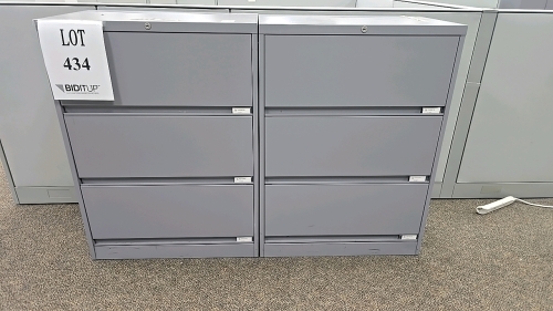 (2) Sections of 30"x18"x42 Drawers