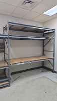(3) Sections of 8'x3'x8' Shelving - 4