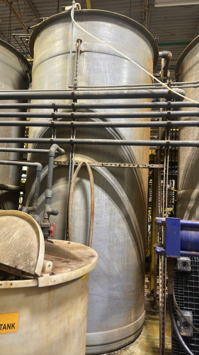 J.Mark System, N1 Neutralization Tank With (2) Mixers And Walchen pH/Orp Controller