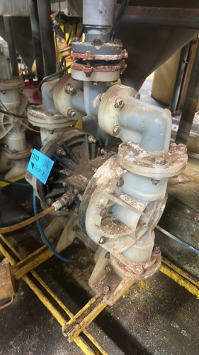 Lot (2) Sandpiper Large Double Diaphragm Pumps