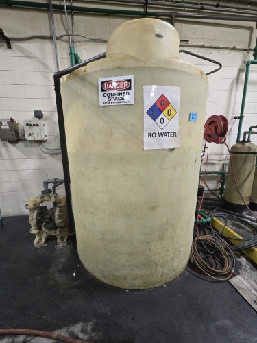 Runoff Water Tank and Sandpiper Double Diaphragm Tank