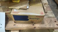 LOT ASST&rsquo;D PARTS FOR AIDA PRESS: SHAFT, DRIVE A 120 21308176, ASSY, BUSHING/CONROD 41320170/31309991, NACHI BEARINGS, DISC, C 005. 41308893 AE#119008, (4 PALLETS) - 6