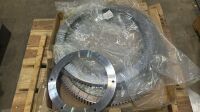 LOT ASST&rsquo;D PARTS FOR AIDA PRESS: SHAFT, DRIVE A 120 21308176, ASSY, BUSHING/CONROD 41320170/31309991, NACHI BEARINGS, DISC, C 005. 41308893 AE#119008, (4 PALLETS) - 7