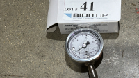 LOT (7) Ashcroft 63-1008-SL-02L-15# Stainless Steel Pressure Gauge, 0-100 PSI, Glycerin Filled, (LOCATION: PLANT 5, 48668 ALPHA DR, WIXOM, MI 48393)