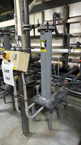 SERFILCO Carbon Purification Chambers WITH CONTROL AND PUMP (LOCATION: PLANT 5, 48668 Alpha Dr, Wixom, MI 48393)