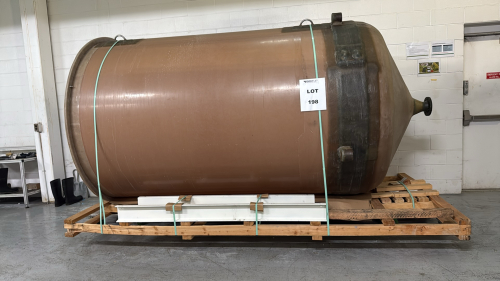 DT DESIGN TANK 12' FT HEIGHT X 72"ROUND, (UNUSED) Item type: Industrial Storage TankMake: Design TanksCapacity (Gallons): 2,104EMPTY Weight: 799 LBSTemperature: 140&deg;FCONTENTS: MICRO POR NICKELMFG. DATE: 10/4/2024(LOCATION: PLANT 5, 48668 Alpha Dr, Wixom, 