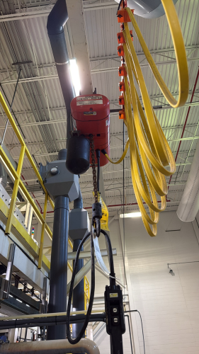 CM LOADESTAR 1/4" TON ELECTRIC OVERHEAD CHAIN HOIST (HOIST ONLY), (LOCATION: PLANT 5, 48668 Alpha Dr, Wixom, MI 48393)