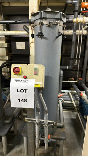 SERFILCO Carbon Purification Chambers WITH CONTROL AND PUMP (LOCATION: PLANT 5, 48668 Alpha Dr, Wixom, MI 48393)