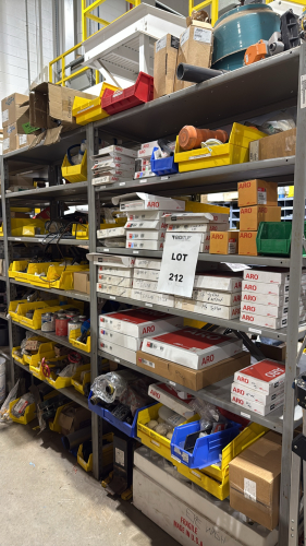 LOT ASST'D ARO Industrial Parts and Components, including Valves, Pipe Fittings, Gaskets, NO RACKING, (LOCATION: PLANT 5, 48668 Alpha Dr, Wixom, MI 48393)
