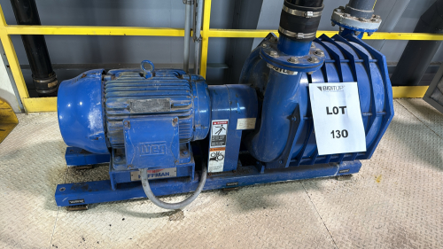 HOFFMAN INDUSTRIAL BLOWER WITH WEG 30 HP MOTOR (LOCATION: PLANT 5, 48668 Alpha Dr, Wixom, MI 48393)