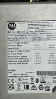 ALLEN-BRADLEY POWER FLEX 753 AC DRIVE, CAT. 20F11NDO11AAONNNNN, SER. A, PN-62037, (LOCATION: PLANT 5, 48668 ALPHA DR, WIXOM, MI 48393) - 2