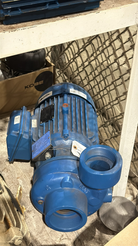 Industrial Pump Model 15 SF 3 X 3, 7 1/2 HP TEFC 3500 RPM, 3/60/230/460V, Serial 2077355, (LOCATION: PLANT 5, 48668 Alpha Dr, Wixom, MI 48393)