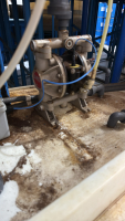 200 GAL TANK WITH MIXER AND ARO DOUBLE DIAPHRAGM PUMP (LOCATION: PLANT 5, 48668 Alpha Dr, Wixom, MI 48393) - 3