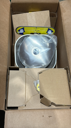 BRADLEY HALO EYEWASH SS BOWL- PLASTIC SHOWERHEAD Attachment, (LOCATION: PLANT 5, 48668 Alpha Dr, Wixom, MI 48393)