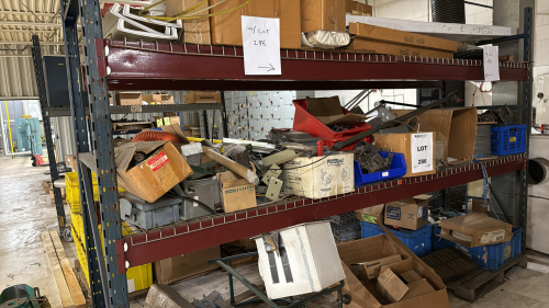 LOT ASST'D V-BELTS, PUMPS, CABLE (ON 1 SEC OF PALLET RACKING) (LOCATION: PLANT 3, 29883 BECK RD, Wixom, MI 48393)