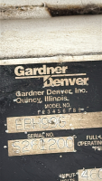 2007 GARDNER DENVER ELECTRA-SAVER II EBH99G12 Rotary Screw Air Compressor,, 79"L x 48"W x 50"H, HAS BEEN DISCONNECTED (MISSING COVERS),Item type: Rotary Screw Air CompressorMake: Gardner DenverModel: EBH99G12Year:2007Serial Number: S261200Horsepower: 40 - 8