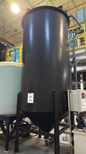 CORRO.TECH Tri Chrome Industrial METAL Mixing Tank, SPX Flow Lightnin Mixer AND POWER BOX APPROX. 15FT HEIGHT, 5'FT ROUND, (LOCATION: PLANT 5, 48668 Alpha Dr, Wixom, MI 48393)