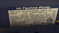 LOT (2) IWAKI Hi-Techno PUMPS, 150 L/H, 0.4 MPa, 100-120 VAC, (1) IX-C150TEN-TB-U, AND (1) IX-C150TEN-TB2-U, (LOCATION: PLANT 5, 48668 ALPHA DR, WIXOM, MI 48393) - 7