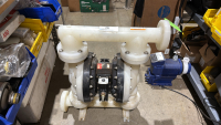 ARO DOUBLE Diaphragm Pump, MODEL: PD20P-FPS-PAA, 120 PSIG, Serial SPD2261151 (LOCATION: PLANT 5, 48668 ALPHA DR, WIXOM, MI 48393)