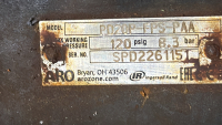 ARO DOUBLE Diaphragm Pump, MODEL: PD20P-FPS-PAA, 120 PSIG, Serial SPD2261151 (LOCATION: PLANT 5, 48668 ALPHA DR, WIXOM, MI 48393) - 4