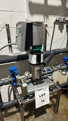 WILO PRESSURE BOOSTER SYSTEM, MODEL: EXCEL COMPLETE 80-02, WITH WILO HIGH EFFICIENCY DRIVEItem type: Pressure Booster SystemPhase: 3 PhaseFrequency: 60 HzVoltage: 480 VHED: IE5Pressure Rating: 150H ANSI(LOCATION: PLANT 5, 48668 Alpha Dr, Wixom, MI 48393)