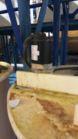 200 GAL TANK WITH MIXER AND ARO DOUBLE DIAPHRAGM PUMP (LOCATION: PLANT 5, 48668 Alpha Dr, Wixom, MI 48393) - 2