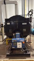 BURNHAM 3L-150-50-G-PF COMERCIAL BOILER WITH THE C4-G-25 POWER FLAME BURNER, AND BIOILER FEED TANK, APPROX. 14'FT LONG x 6'FT W (LOCATION: PLANT 5, 48668 Alpha Dr, Wixom, MI 48393)Item type: Industrial BoilerMake: Burnham - 2
