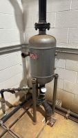 BURNHAM 3L-150-50-G-PF COMERCIAL BOILER WITH THE C4-G-25 POWER FLAME BURNER, AND BIOILER FEED TANK, APPROX. 14'FT LONG x 6'FT W (LOCATION: PLANT 5, 48668 Alpha Dr, Wixom, MI 48393)Item type: Industrial BoilerMake: Burnham - 20