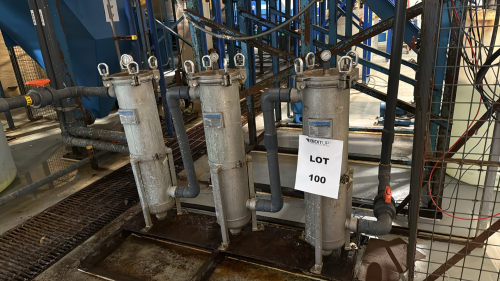 LOT (3) HARRINGTON HIGH PRESSURE FILTER UNITS (LOCATION: PLANT 5, 48668 Alpha Dr, Wixom, MI 48393)